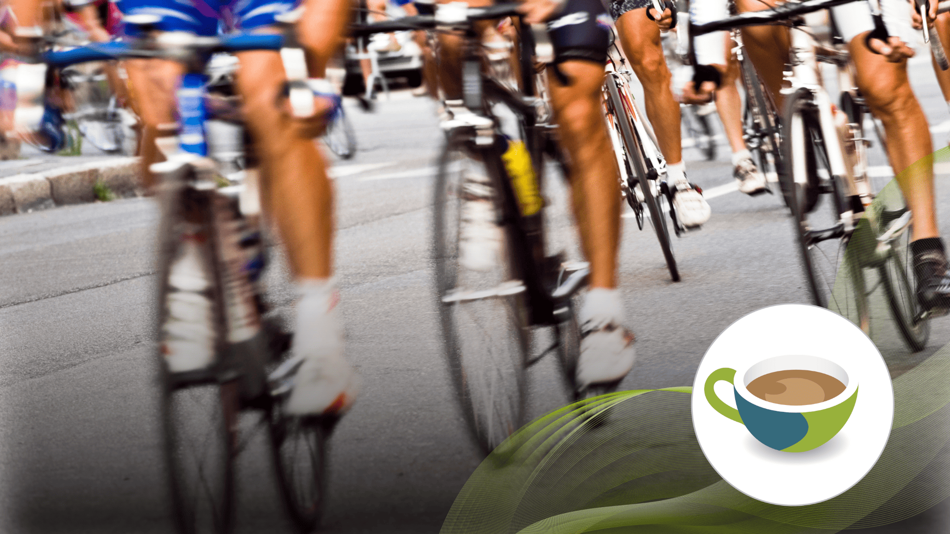 Close-up of cyclists racing on a road during the Tour de France, symbolising determination and motivation in language learning